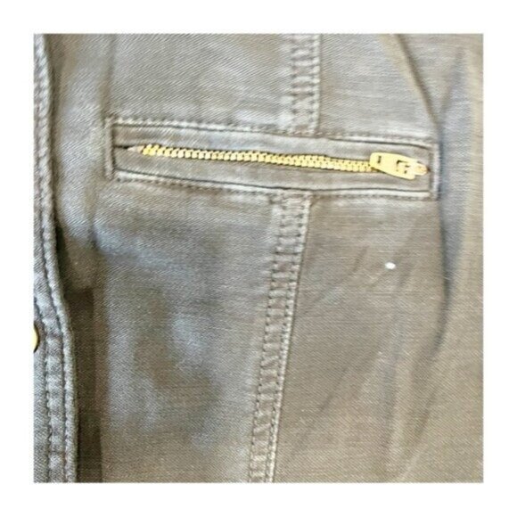 Pilcro "The Lonnie" Cuffed Crop Jumpsuit | Size L | Utility Style One-Piece - Picture 8 of 15